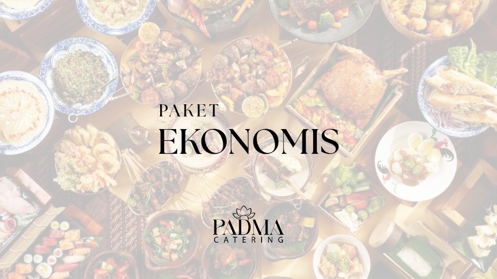 Paket Catering Buffet 60K per pax Padma Catering Jakarta